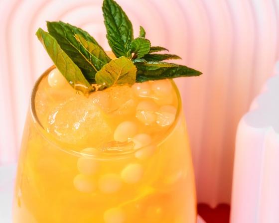 Peach Boba Pops