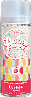 Lychee Boba Pops bottle