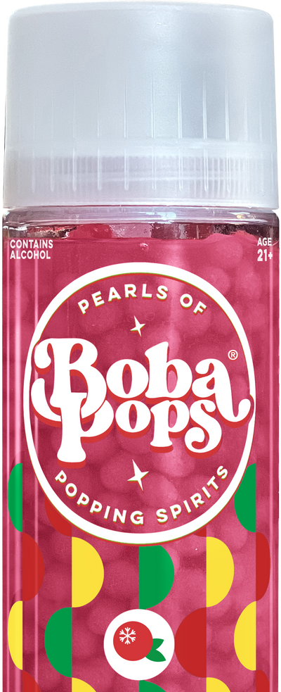 Frosted Cranberry Boba POPS