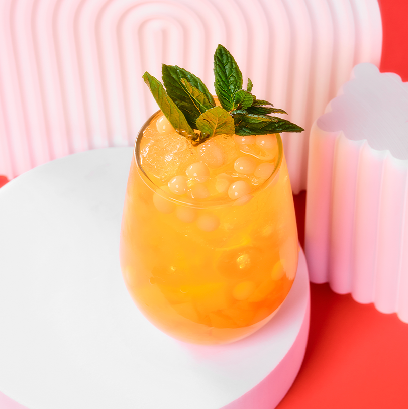 Peach Boba POPS