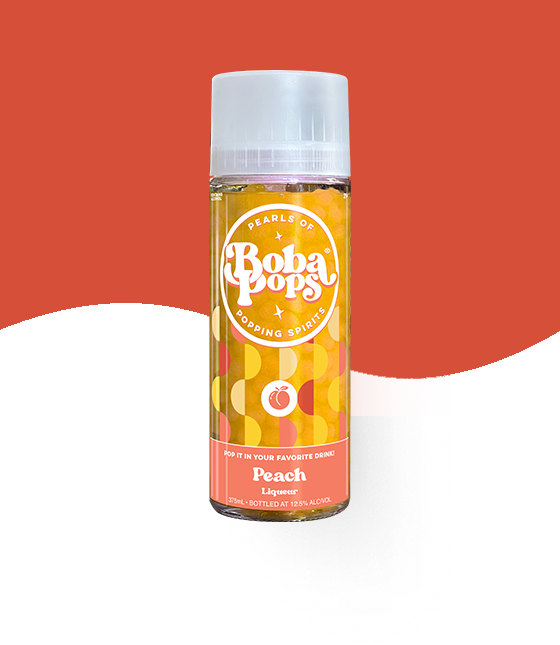 Peach Boba POPS