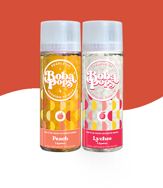Peachy & Lychee – Boba POPS