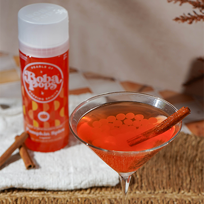 Pumpkin Spice Boba POPS