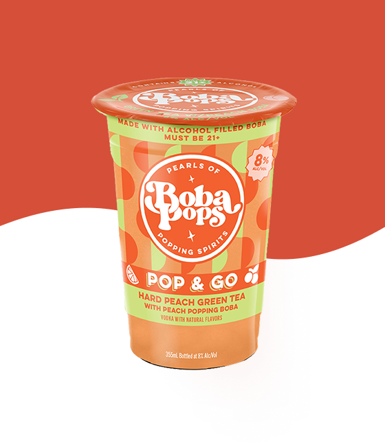 Peach Green Tea - Pop & Go (4 Pack)