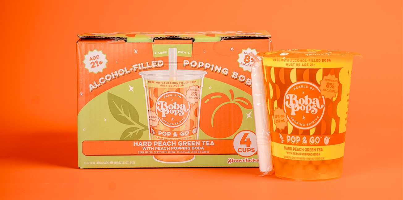 Peach Green Tea - Pop & Go (4 Pack)