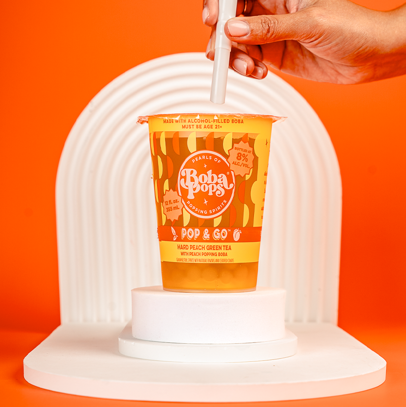 Peach Green Tea - Pop & Go (4 Pack)