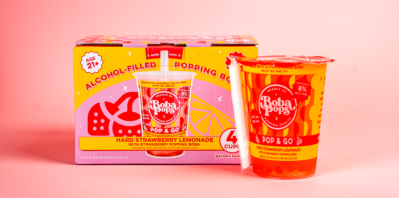 Strawberry Lemonade - Pop & Go (4 Pack)