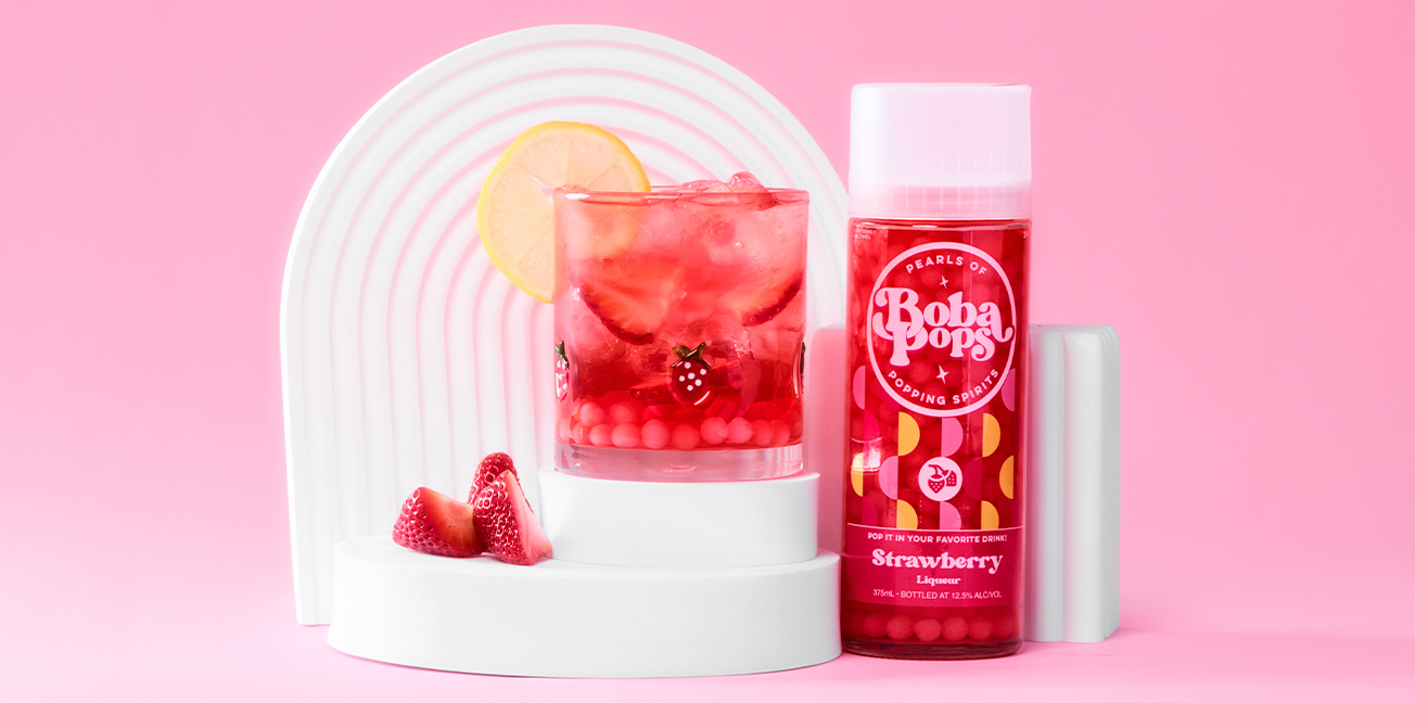 Strawberry Boba POPS