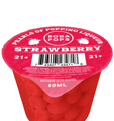Strawberry Boba POPS - Mini (6 Pack)