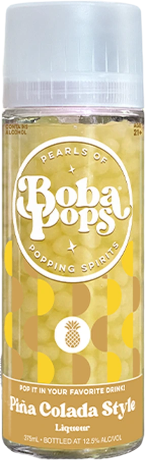 Piña Colada Style Boba POPS