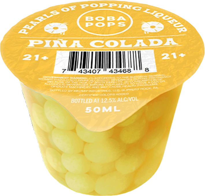Piña Colada Style Boba POPS - Mini (24 Pack)