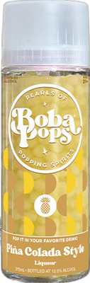Piña Colada Style Boba Pops bottle